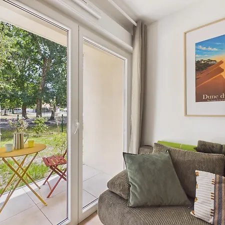 Le Twin Fin - Pour 4 - Piscine Commune Apartamento Biscarrosse